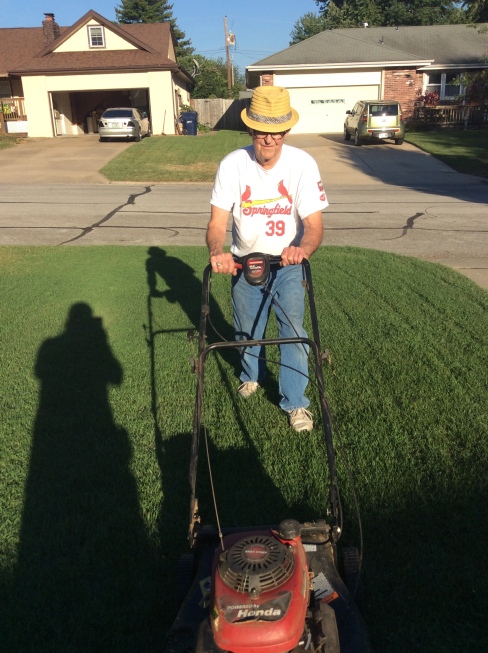 Lawn mowing Fred